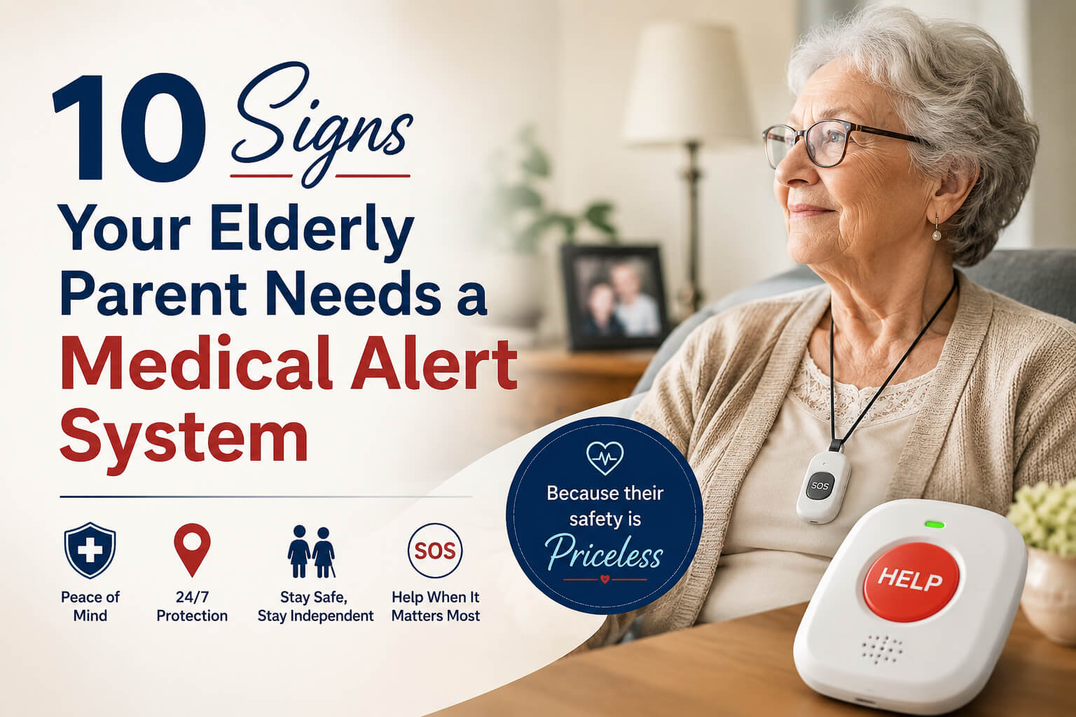 10 Signs Your Elderly Parent Needs a Medical Alert System