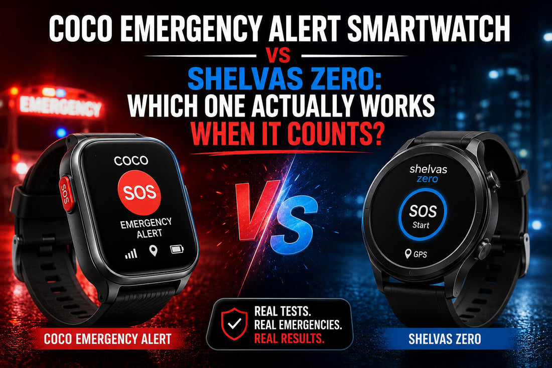 COCO Emergency Alert Smartwatch vs Shelvas Zero: Which One Actually Works When It Counts?