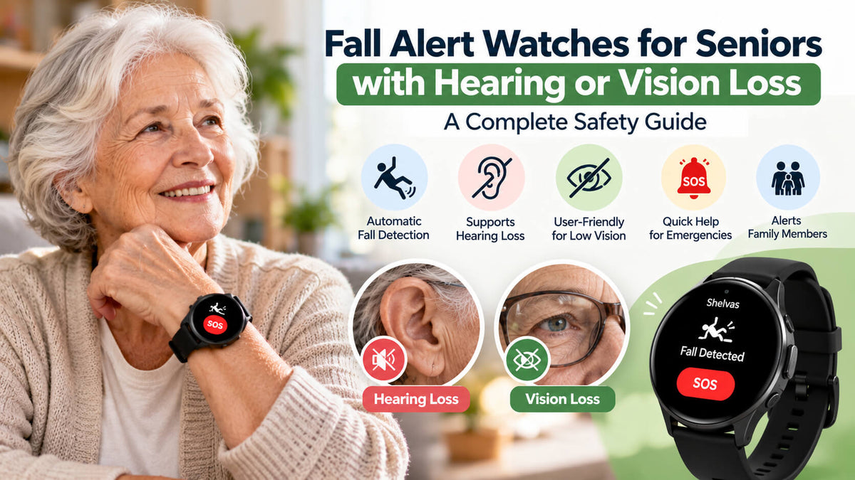 Fall Alert Watches for Seniors with Hearing or Vision Loss