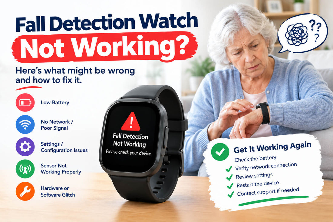 Fall Detection Watch Not Working