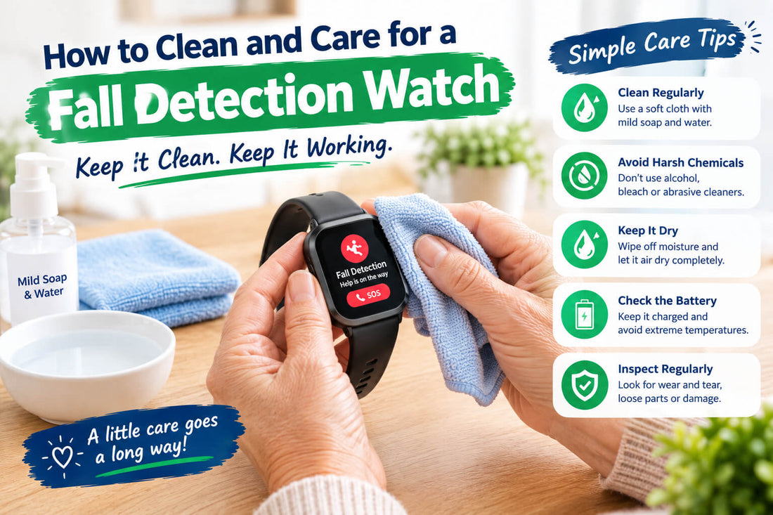 How to Clean and Care for a Fall Detection Watch