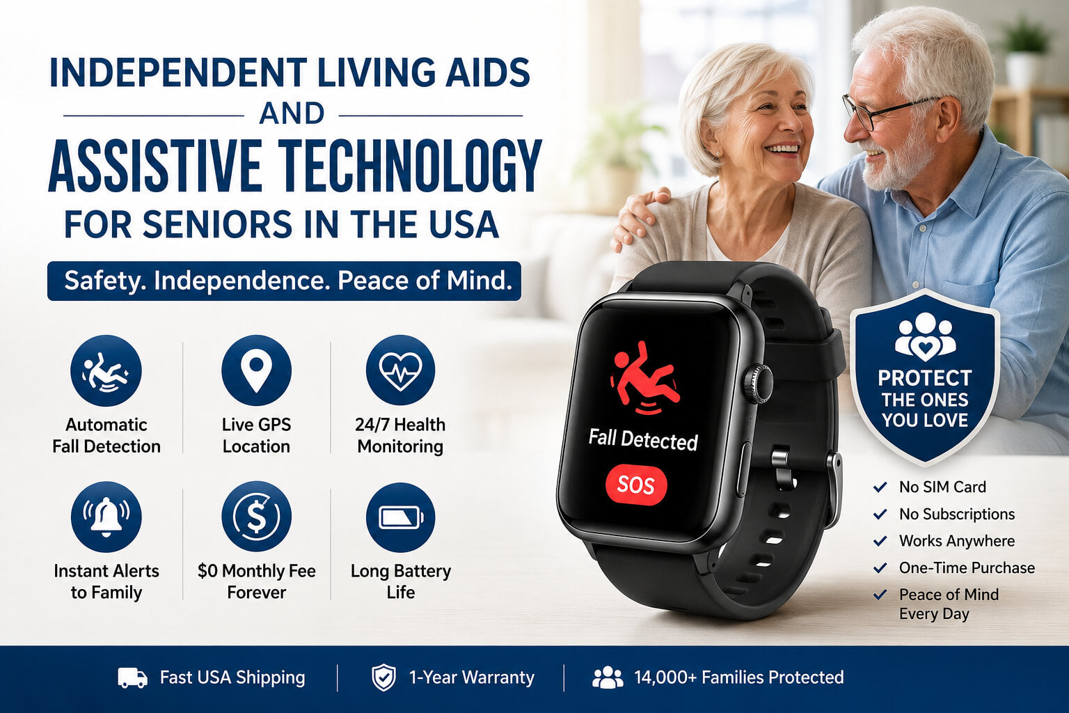 Independent Living Aids and Assistive Technology for Seniors in the USA