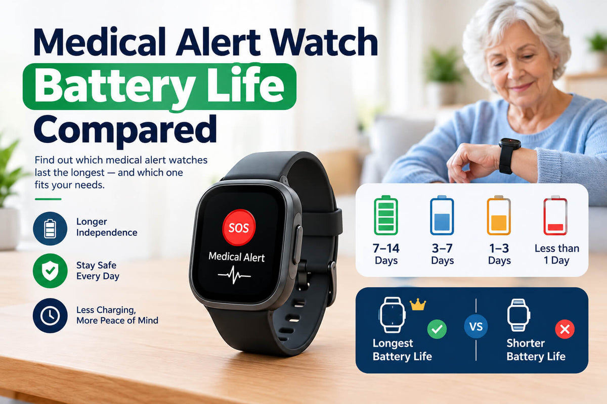 Medical Alert Watch Battery Life Compared