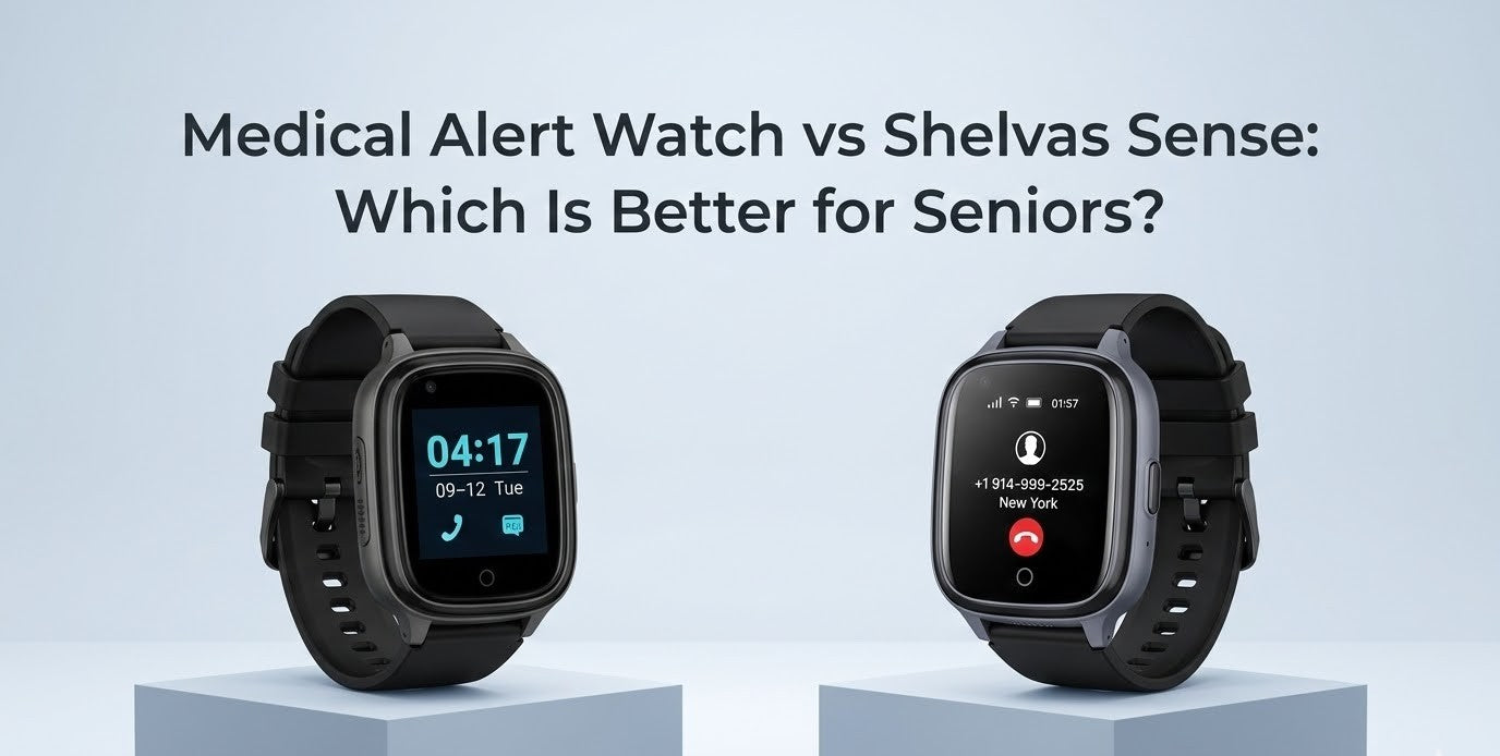 Medical Alert Watch vs Shelvas Sense