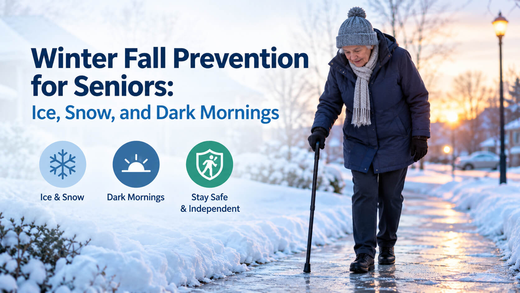 Winter Fall Prevention for Seniors: Ice, Snow, and Dark Mornings ...