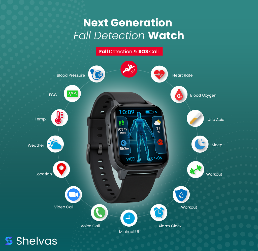 Fall Detection Smartwatch with Instant Family Alerts