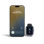 AI-Powered Fall Detection Watch for Elderly with Auto-Calls to Family, Live GPS & No Monthly Fee