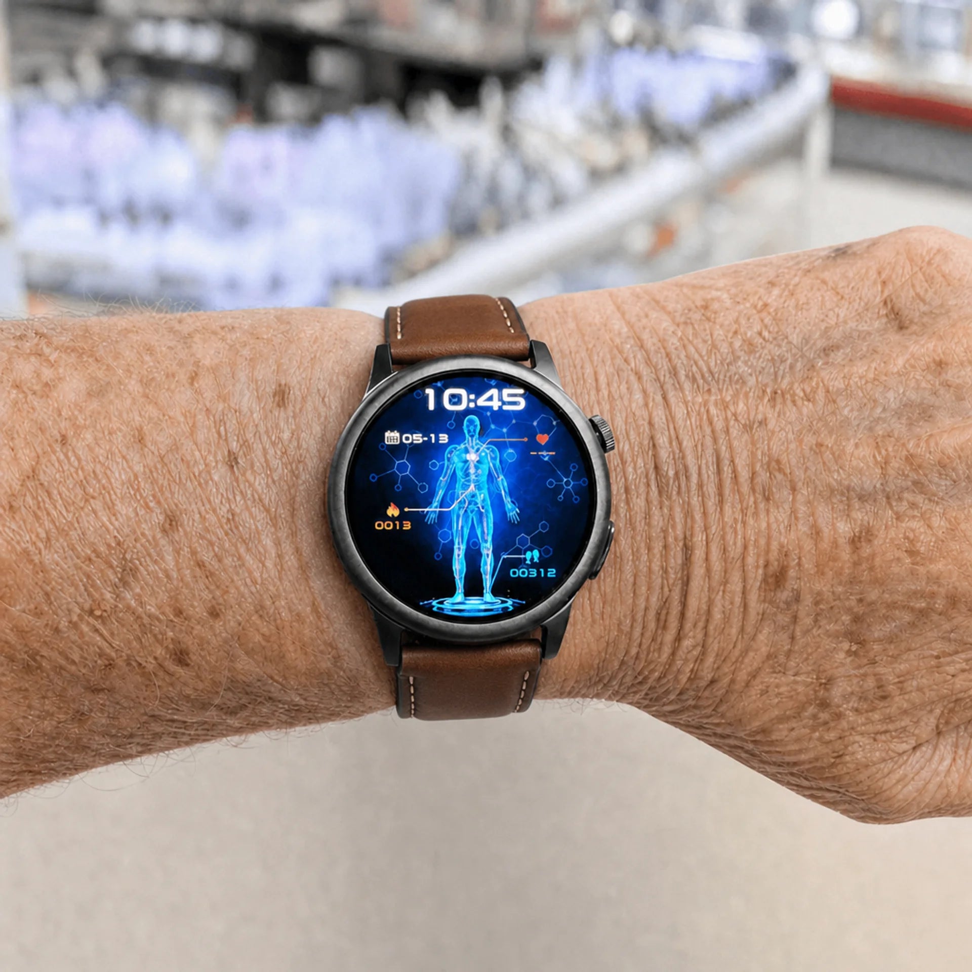 Shelvas Halo - Fall Detection Watch with Zero Monthly Fee and No Sim Card