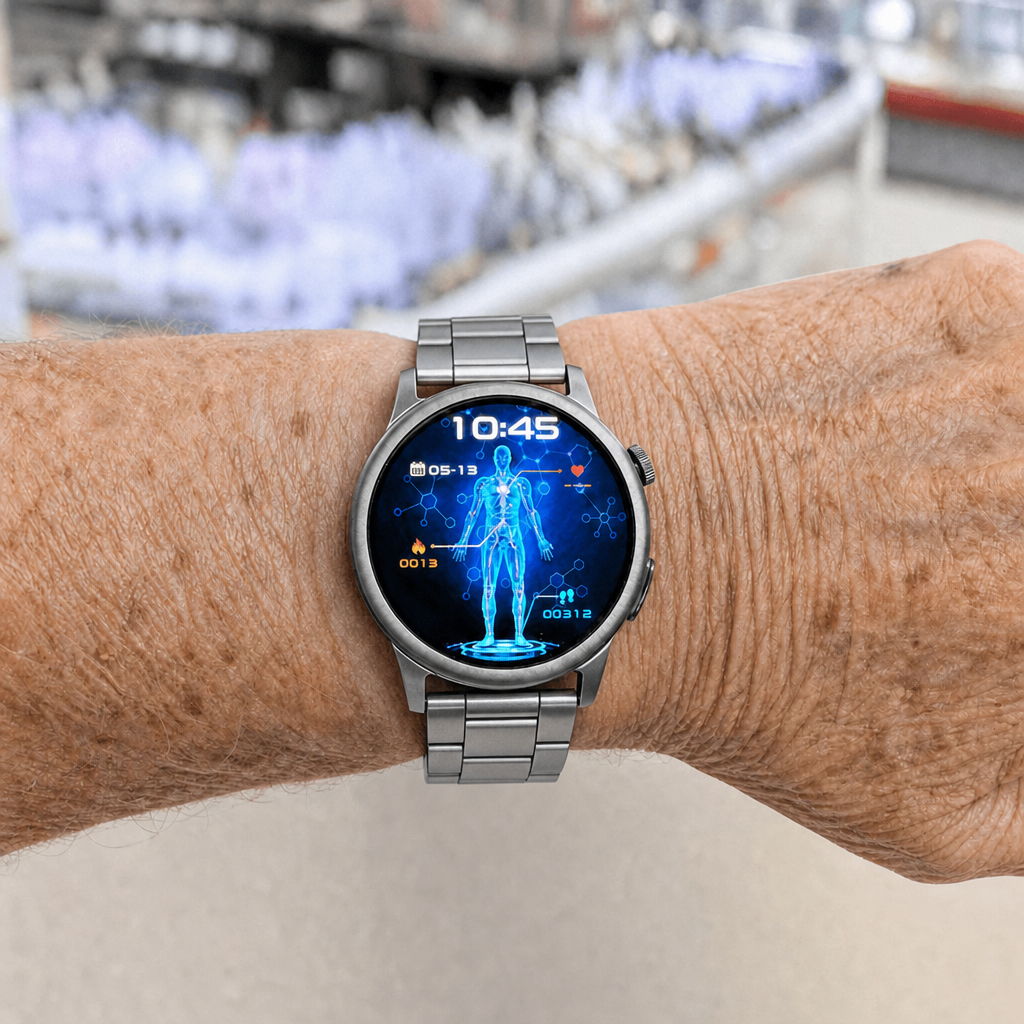 Shelvas Halo - Fall Detection Watch with Zero Monthly Fee and No Sim Card