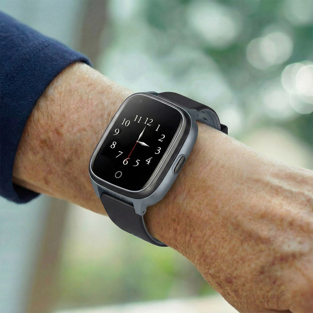 AI-Powered Fall Detection Watch for Elderly with Auto-Calls to Family, Live GPS & No Monthly Fee